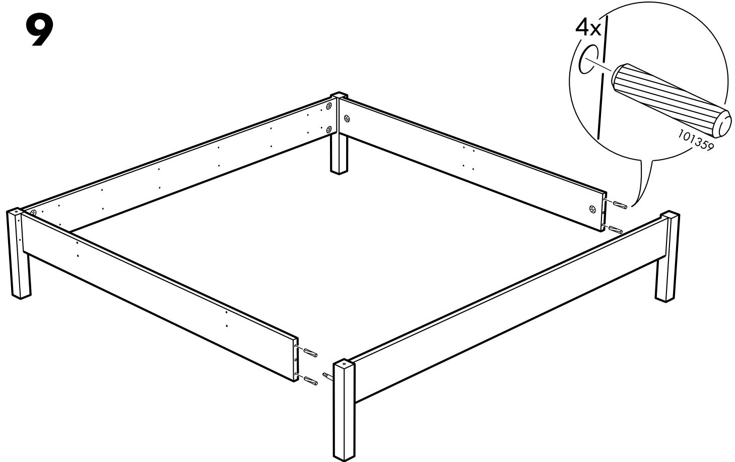 IKEA NYVOLL BETTGESTELL - NYVOLL - 34