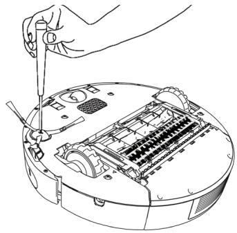 IROBOT ROOMBA 681 - Retrait de la batterie - 1