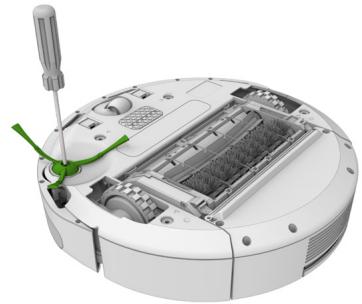IROBOT ROOMBA 695 - Cleaning the Side Brush - 1