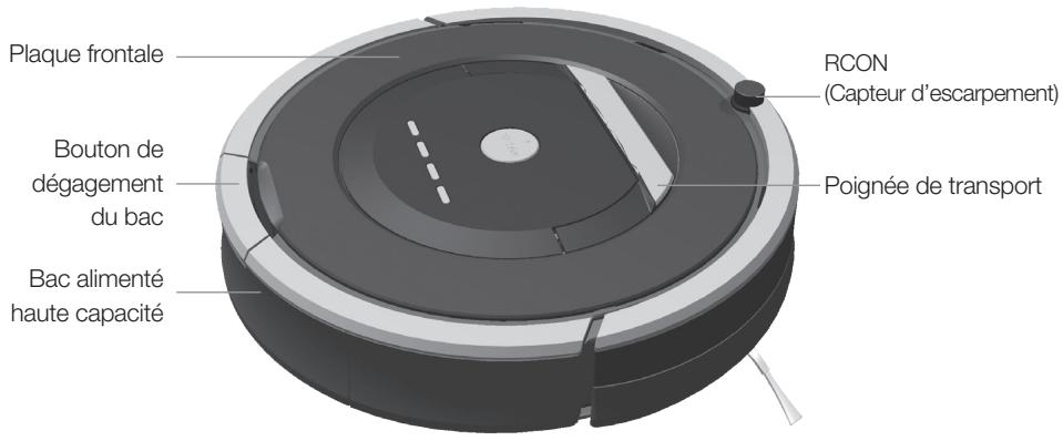 IROBOT ROOMBA 875 - Anatomie de l'iRobot® Roomba® - 1