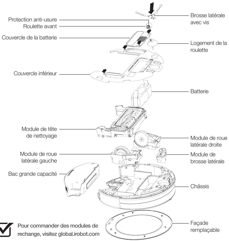 IROBOT ROOMBA 875 - Modules remplaçables - 1