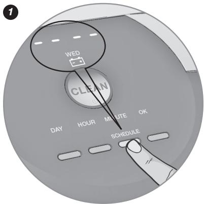 IROBOT ROOMBA 875 - Réglage d'un programme - 1