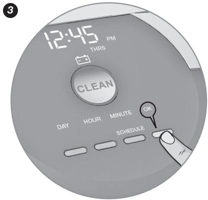 IROBOT ROOMBA 875 - Réglage d'un programme - 3