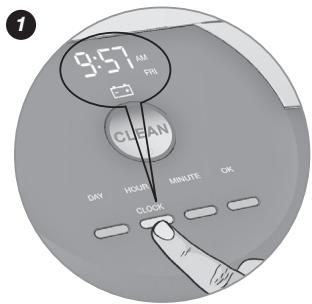 IROBOT ROOMBA 875 - Réglage de l'heure - 1