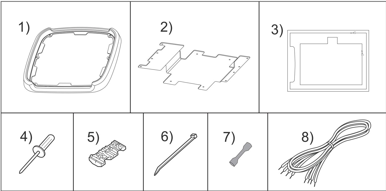ALPINE RSE-K100ZA - Stückliste / Parts list/ Liste de pièces/ Lista de componentes - 1