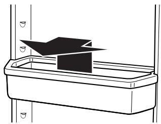WHIRLPOOL EL88TRRWS - To remove and replace the bin: - 1