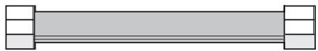 WHIRLPOOL GGG390LX - Flexible metal appliance connector: - 1