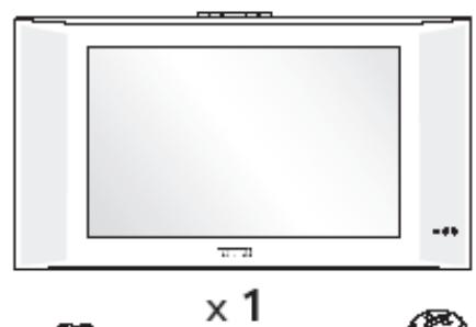 PHILIPS 42HF9442 - Mounting the Television Stand - 2