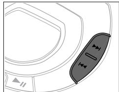 PHILIPS ACT7585 - Selecting a track when playback is stopped - 1