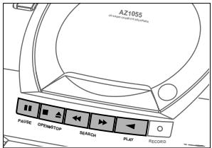 PHILIPS AZ1055 - Playing a cassette - 1