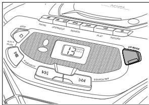 PHILIPS AZ1055 - CD MODE: Programming track numbers - 1