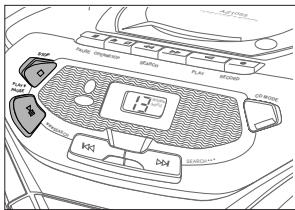 PHILIPS AZ1055 - Playing a CD - 2