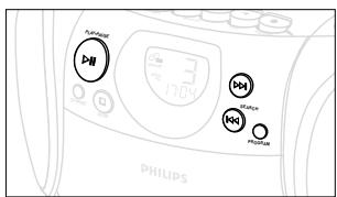 PHILIPS AZ1141 - Passage en revue du programme - 2