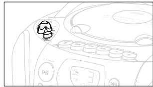PHILIPS AZ1141 - Adjusting volume and sound - 1