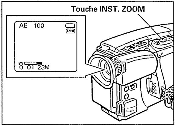 PHILIPS CAMCORDER SET M820 - RÉGLAGE INSTANTANÉ DU ZOOM - 1