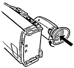 PHILIPS CAMCORDER SET M820 - ■ ENTRETIEN DE L'INTÉRIEUR DU VISEUR ÉLECTRONIQUE - 4