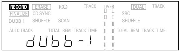 PHILIPS CDR765 - Start dubbing at normal speed (copy a track or program) - 1