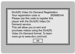 PHILIPS MCD295 - Code d'enregistrement DivX®VOD - 1