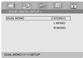 PHILIPS MCD708 - Dolby Digital Setup - 1