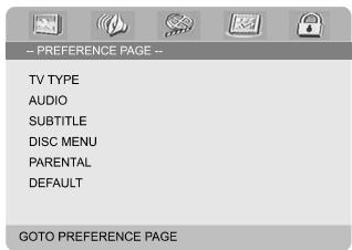 PHILIPS MCD708 - Preference page - 1