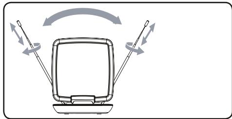 PHILIPS SDV6122 - Pour une réception VHF/FM - 3
