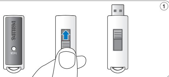 PHILIPS FM04FD25B - Notre lecteur flash USB - 1