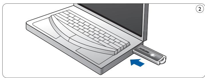 PHILIPS FM04FD25B - L'unità flash USB - 2