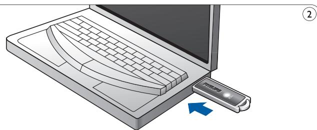 PHILIPS FM04FD25B - Baša φλήω-παμγτή USB - 2