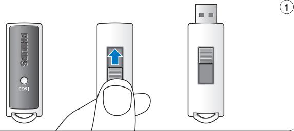 PHILIPS FM04FD25B - Baša φλήω-παμγτή USB - 1