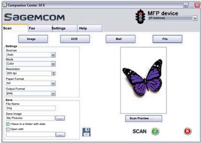PHILIPS SFF6135D - Scanning with the Companion Center SFX - 1