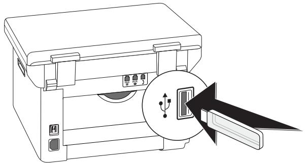 PHILIPS SFF6135D - Connecting USB Storage Medium on the Backside - 1