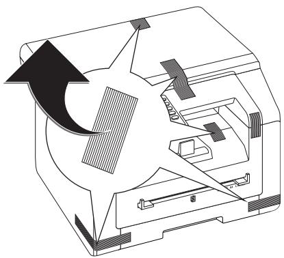 PHILIPS SFF6135D - Removing Packaging Material from the Device - 1