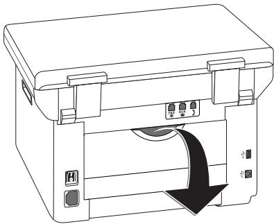 PHILIPS SFF6135D - Fixing Paper Jam in the Duplex Unit/Fuser Unit - 1