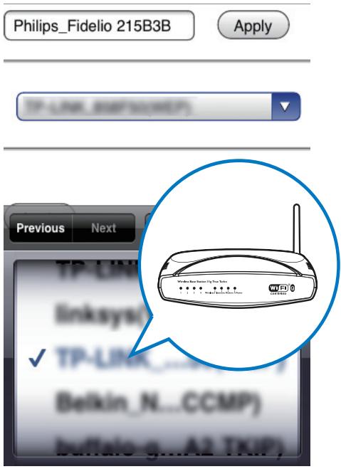 PHILIPS DS9800W/10 - Configure la connexion Wi-Fi de DS9800W à votre routeur sans fil - 3