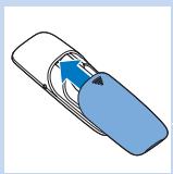 PHILIPS PR3098/00 - Akkus in die Fernbedienung einsetzen - 3