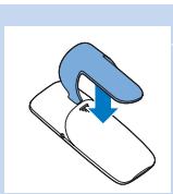 PHILIPS PR3098/00 - Insertion des piles dans la télécommande - 4