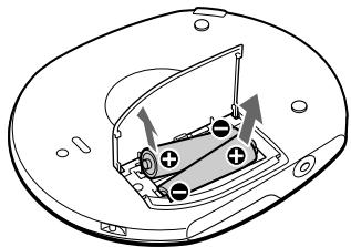 SONY D-CJ501 - Para retirar las pilas secas - 1