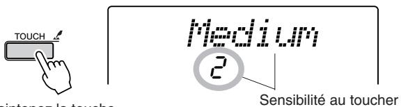 TOUCH Medium 2 Sensibilité au toucher