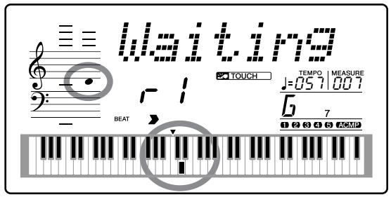 Waiting TOUCH TEMPO MEASURE J=057 007 6 7 1 2 3 4 5 6 CMP