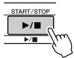 SONY DGX205 - Arrêtez l'enregistrement en appuyant sur la touche [START/STOP] ou [REC]. - 1