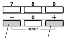 SONY DGX205 - - Touches [+] et [-] - 1