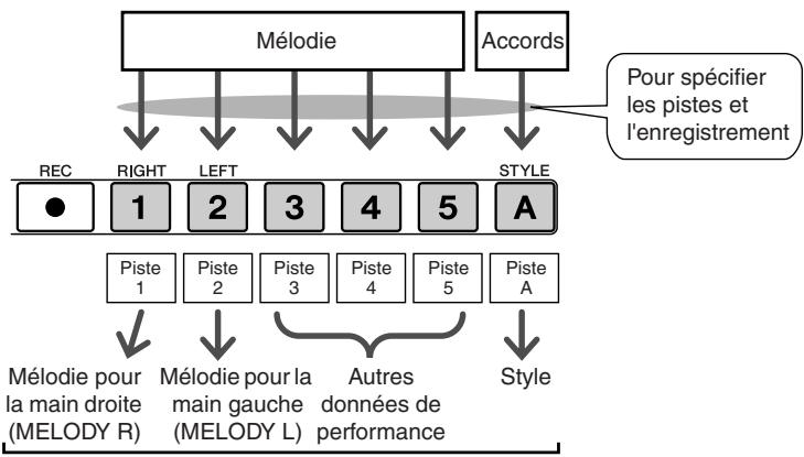 SONY DGX205 - Configuration des pistes - 1