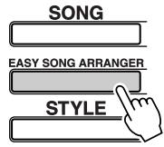 SONY DGX205 - Appuyez sur la touche [EASY SONG ARRANGER]. - 1