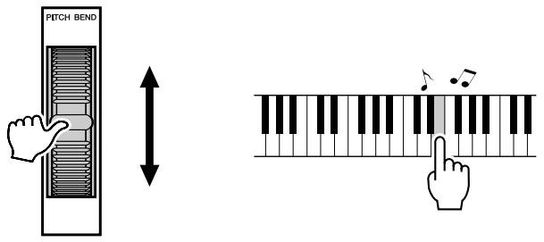 SONY DGX205 - Pitch Bend (Variation de ton) (DGX-205/203 uniquement) - 1