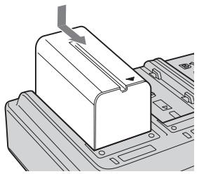 SONY AC-VQL1BP - Removing the battery pack - 1