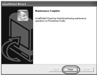 SONY DPP-FP30 - Click "Finish". - 1