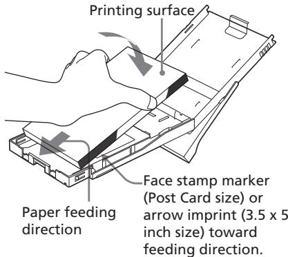 SONY DPP-FP30 - Set the print paper into the tray. - 1