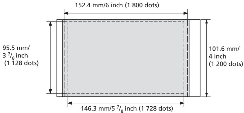 SONY DPP-FP30 - Printing range - 1