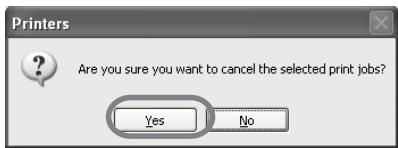 SONY DPP-FP30 - To stop printing - 2