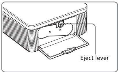 SONY DPP-FP30 - Removing the print cartridge - 1